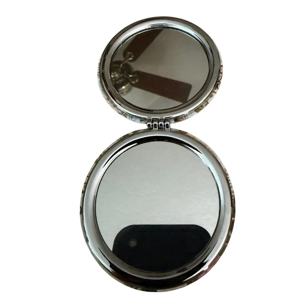 Paris Eiffel Tower Rose Butterfly Compact‎ Makeup Mirror New Gift